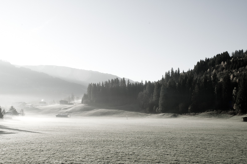 Early morning haze